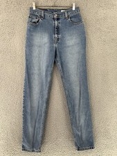 VINTAGE Levis 550 Jeans Women 8 Tapered Leg Relaxed Denim 90s Mom 28x30