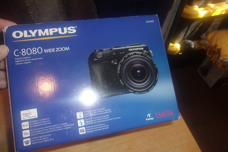 Olympus C8080 Olympus Digital Camera, C8080 WideZoom w/Lense/hood/charger etc eBay