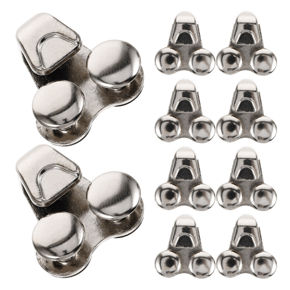 APL 20 Pezzi Gancio Laccio Scarpe Vite Rivetto per Scarpe Stivali Occhielli Kit Riparazione Ganci