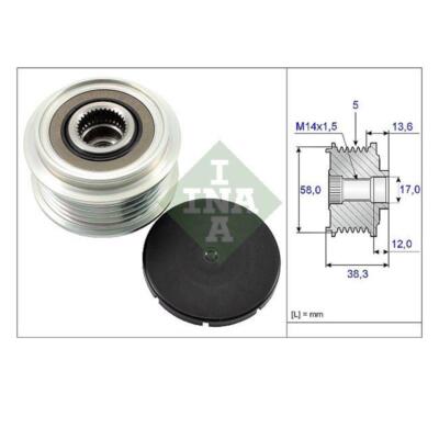 Ina 535 0128 10 Dispositivo Ruota Libera Per Alternatore – Ricambio Auto, Installazione Facile - 5