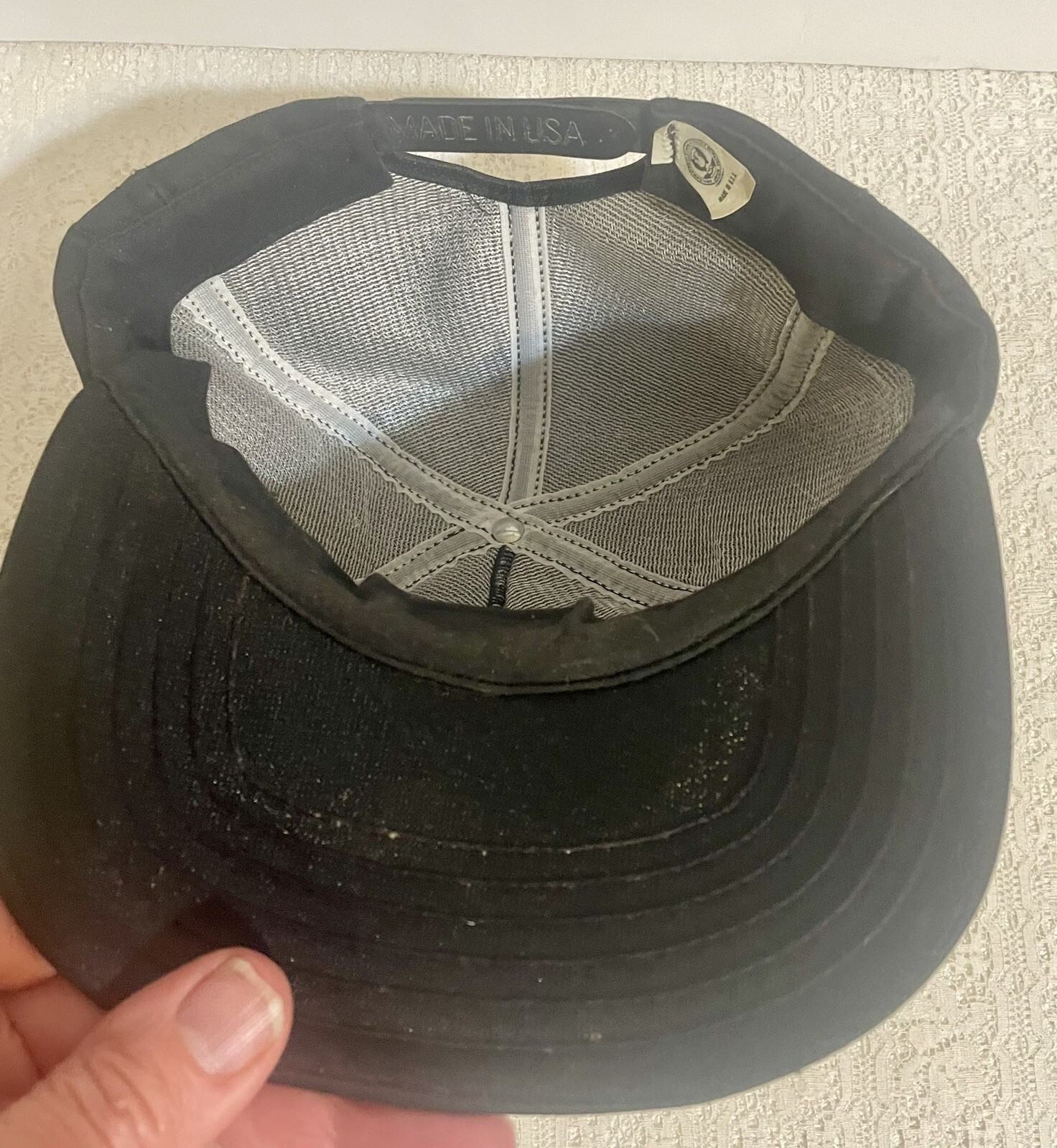 Trucker Hat Snapback  Solid Insulated Black Local… - image 4