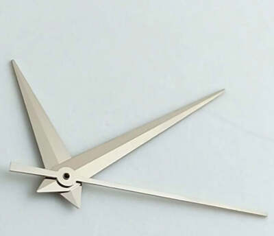 NO Lume Silver Trim Arrow Shape Watch Hands for NH35 NH36 7S26 NH70 NH72