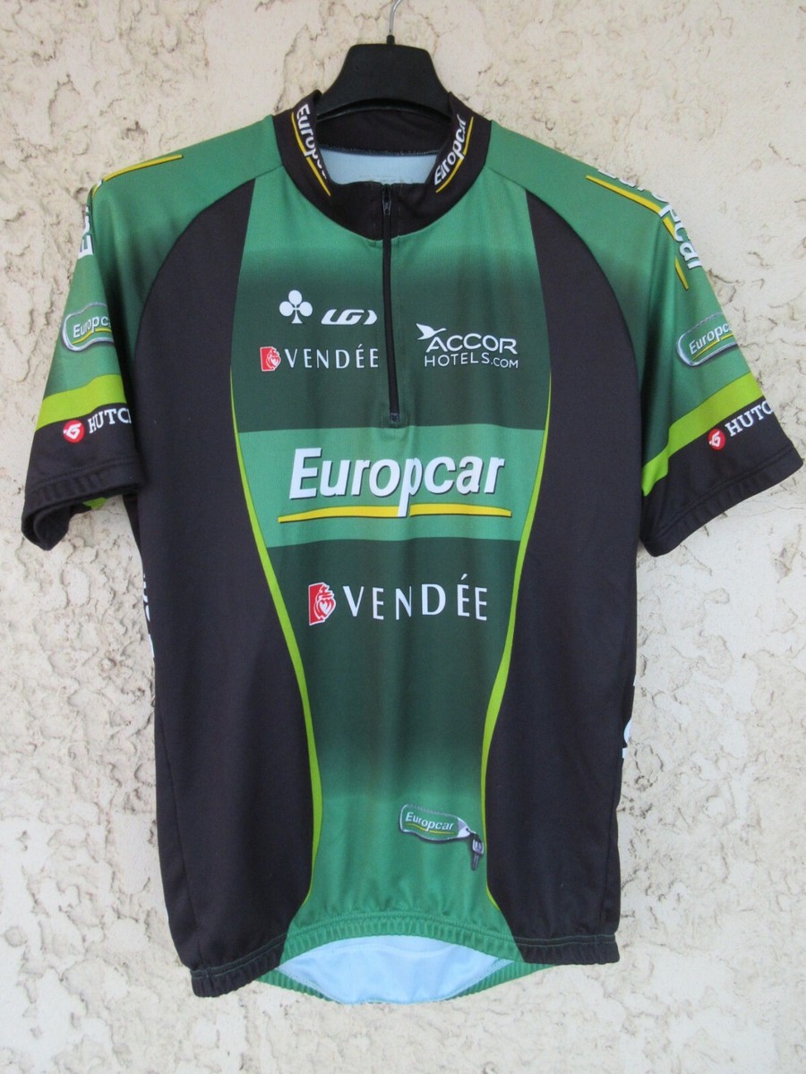 Maillot Cycliste Louis Garneau Team Europcar 2012 - Vert - Taille XL
