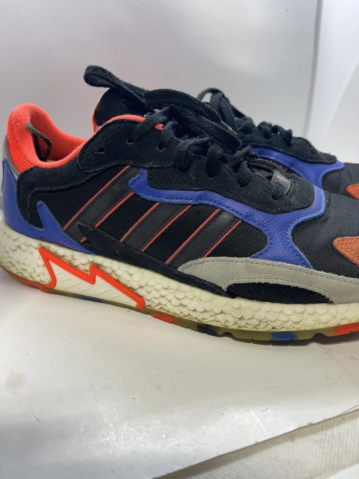 Adidas Tresc Run Core Black Solar Red Hi Res Blue - Men’s 12 US. Rare Colorway - Image 2 of 4