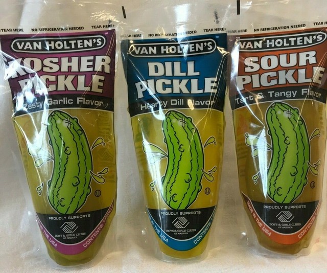 Van Holten Jumbo Pickles Dill Sour Kosher Lot of 1 Whole Pickle