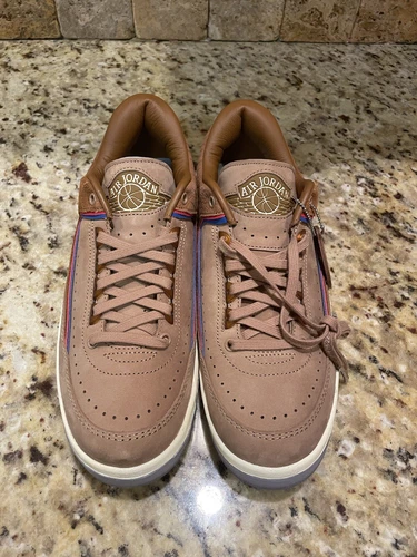 Men’s Size 9 - Detroit SP Two 18 x Air Jordan 2 Retro Low Brown (Brand New)