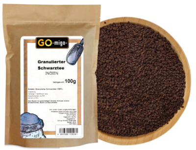 0,1kg Granulierter Schwarztee INDIEN 100g - GOmigo