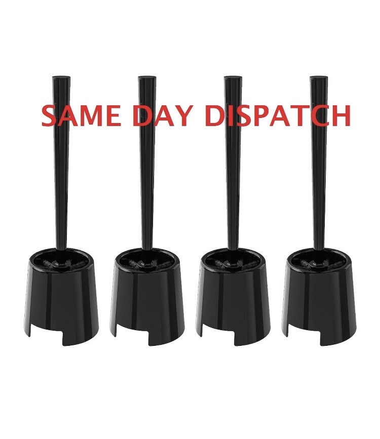 4 PACK IKEA BOLMEN Toilet Brush & Holder Set Cleaner Black SAME DAY DISPATCH eBay