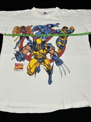 90s X-MEN MARVEL Tシャツ　XL VTG 90s Marvel X-Men Graphic T shirt Adult Size Small White Single