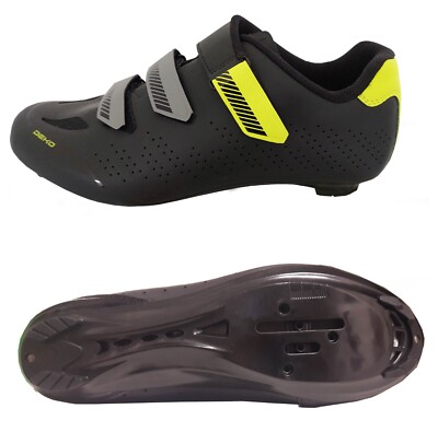 RENNRADSCHUHE MIT 3 RIEMEN KOMPATIBEL LOOK SPD STOLLEN EUR GRÖSSE VON 36 BIS 47