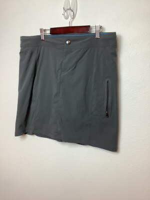 COLUMBIA Women's 12/44 Omni-Shield Gray  Active Hiking Skort