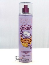 BATH  BODY WORKS CANDIED VIOLET SORBET BODY MIST SPRAY 8 FL OZ
