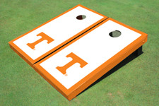 University Of Tennessee White Matching Border Cornhole Boards