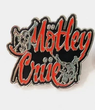 Motley Crue - MÖTLEY CRÜE BAND - Enamel Pin BADGE Heavy Metal Rock Brooch Pin