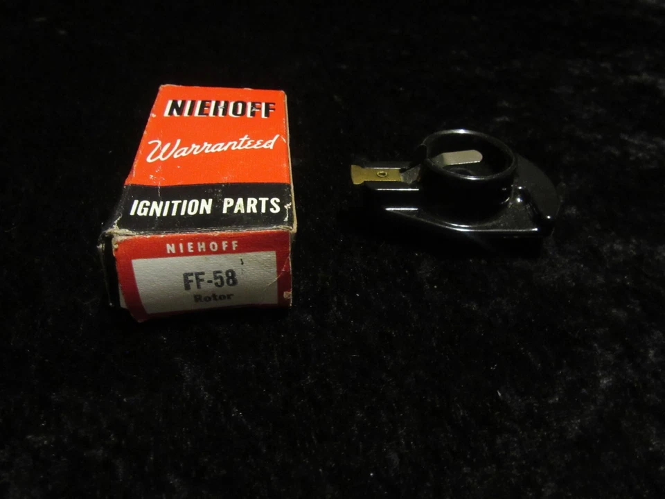 NOS 1946-1966 Ford Lincoln Mercury Niehoff Distributor Rotor In Original Box Foto 2 de 3