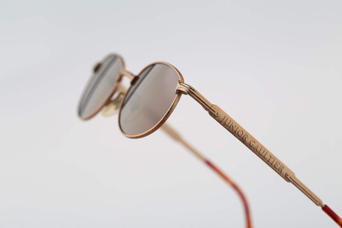 Jean Paul Gaultier 56-0006, Vintage 90s small oval sunglasses NOS