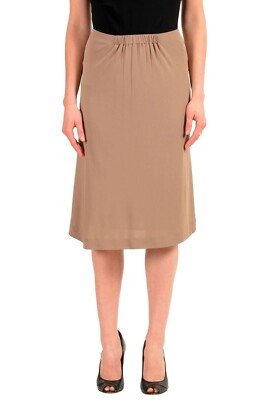 Maison Margiela 4 Brown Women's Pencil Skirt US M IT 42