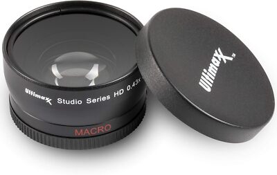 58Mm 0.43X Wide Angle (W/Macro) High Definition Lens for DSLR Canon EOS