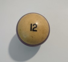 Vintage Bakelite Billiard Ball Pool Ball Butterscotch 12