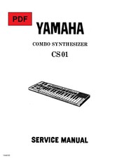 Yamaha CS01 Service Manual mit elektronischem Schaltplan