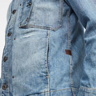 New G-Star Raw Scutar Utility Denim Overshirt Shirt Jacket