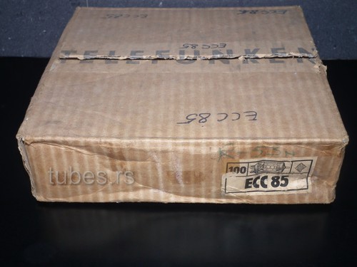 ECC85 6AQ8 Telefunken NOS Platino emparejado par DB Gris Getter Soporte - Imagen 2 de 21