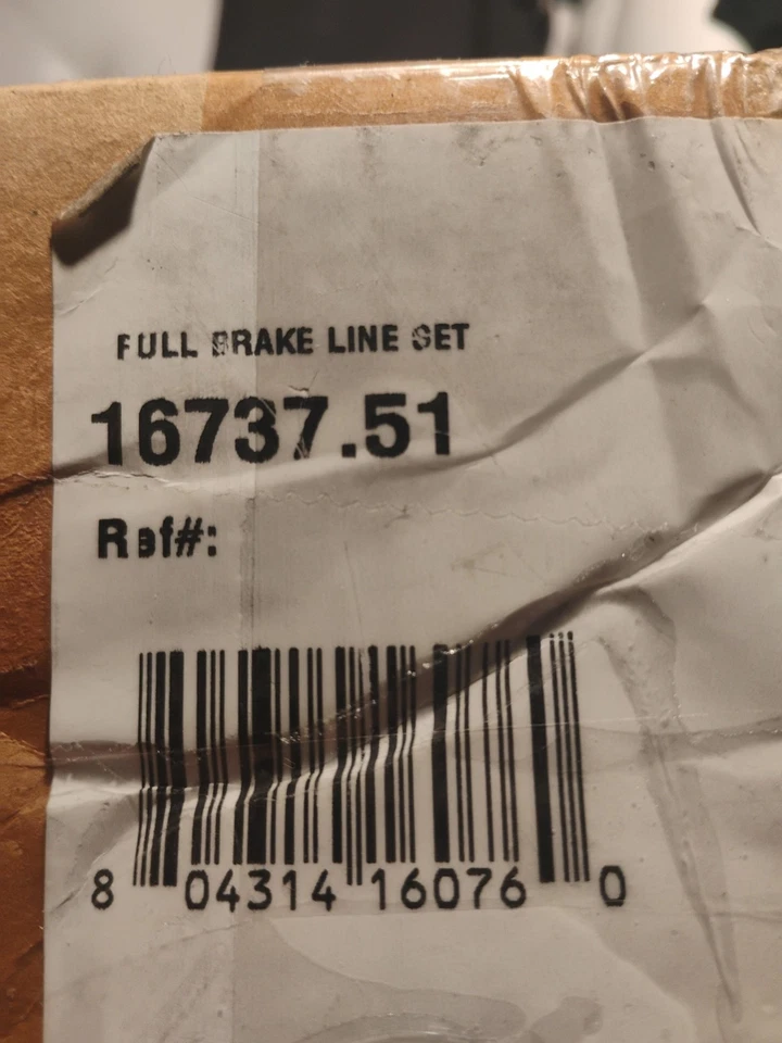 Omix 16737.51 Full Brake Line Set Non -ABS for 97-06 Jeep Wrangler Foto 3 de 4