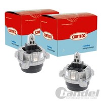 2X Corteco Motorlager Hydrolager Unten Beidseitig Passend FüR BMW 5 6 7