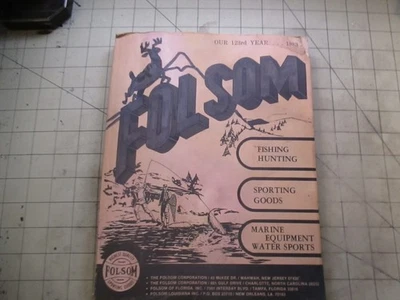 Vtg Folsom Wholesale Dealer Catalog Hunting Fishing Sporting Goods 1983 Retail - Photo 1/4