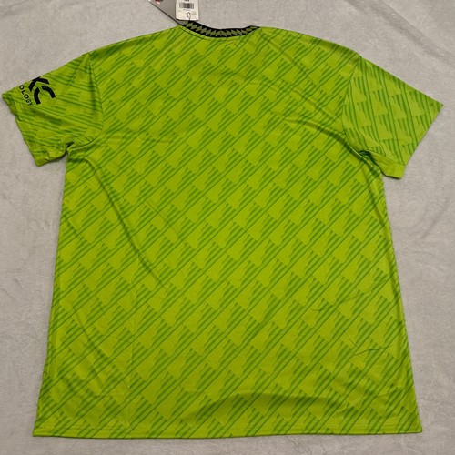 Maglia calcio Adidas 2022-23 uomo Manchester United verde terza XXL 2XL uomo U - Foto 13 di 13