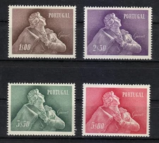 Portugal 1957 MNH Mi 856-859 Sc 824-827 Almeida Garrett, writer and poet **