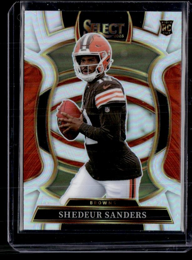 2025 Panini Select #54 Shedeur Sanders Silver Prizm RC