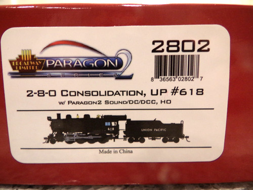 BROADWAY LIMITED #2802 2-8-0 CONSOLIDACIÓN HASTA #618 CON SONIDO PARAGON2/DC/DCC | Zustand: New