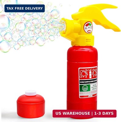 JOYIN Automatic Bubble Maker Fire Extinguisher Bubble Blower Machine with Soluti