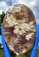 Natural Beautiful Indonesian Moss Agate Cabochon 014