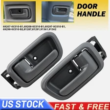 For 2000-2006 Toyota Tundra Gray Door Handle Inside Rear Driver Passenger Side
