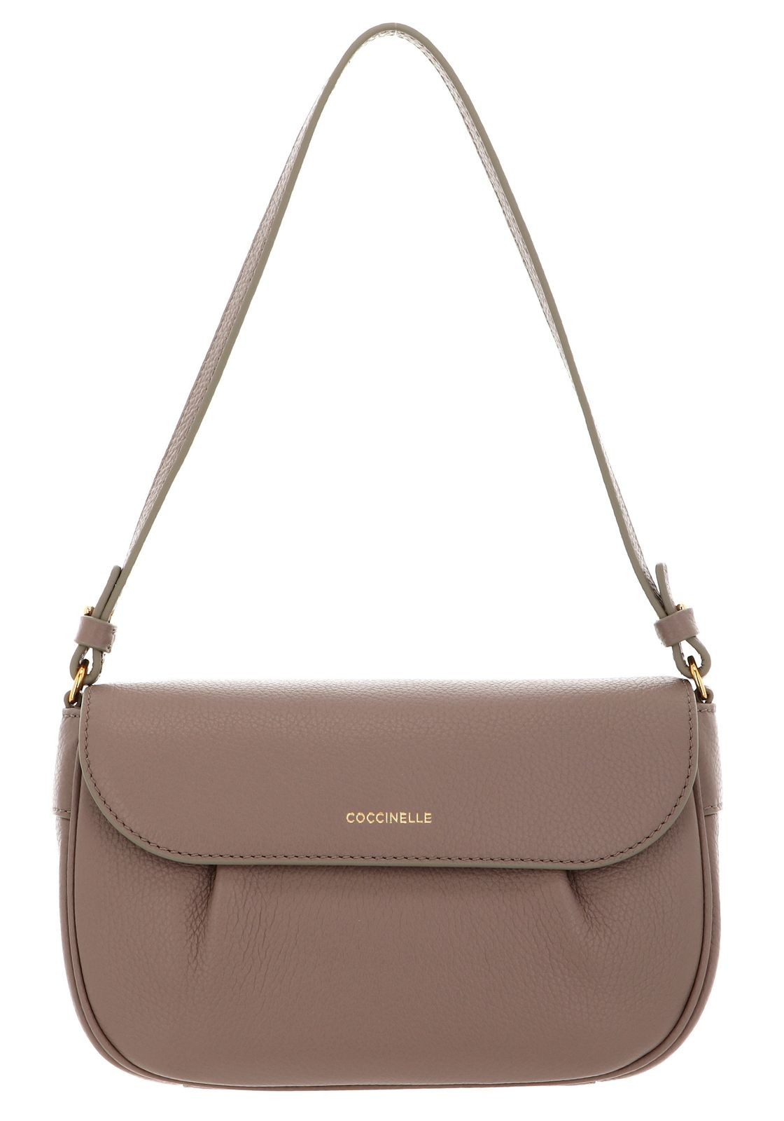 COCCINELLE cross body bag Mini Bag Grained Leather Warm Taupe