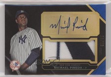 2016 Triple Threads Unity Jumbo Relics Sapphire 10/10 Michael Pineda Auto 08jk