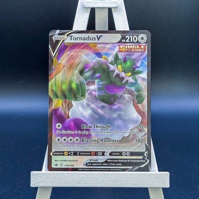 Tornadus V 124/198 | CRE | EN | HOLO RARE V | NM | Pokémon | TCG