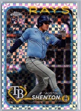 2024 Topps Chrome Update Austin Shenton #USC119 X-Fractors Tampa Bay Rays