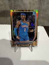 2025-26 Shai Gilgeous Alexander Bowman Chrome Floorboard Refractor /125 MVP OKC