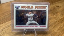 2025 Topps Heritage World Series Yamamoto #313 Los Angeles Dodgers Card CHROME 