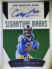 2019 Panini Donruss Cory Littleton Signature Marks Autograph /25