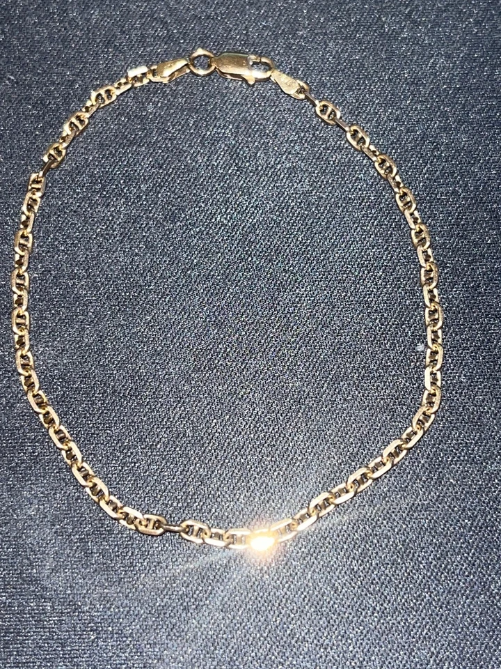 Vintage Fully Hallmarked 9ct Yellow Gold Fancy Link Bracelet 20.5 cm / 8.07" - Image 4 of 4