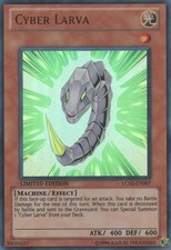 Cyber Larva - LC02-EN007 - Ultra Rare - Limited Edition - Damaged
