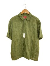 Supreme Short Sleeve Shirt L Polyester KHK Solid