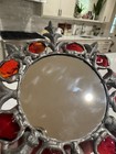 Leaded glass with glass shards artist mirror. — photo 6