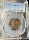 1914-D Lincoln Wheat Cent, VF30 PCGS. (14860)