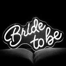 LED Wall Sign for Bride to Be Letters - Bridal Shower Bachelorette