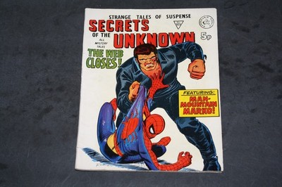 Secrets Of The Unknown #123 - UK Alan Class 1960s Silver Age Amazing Spider-Man!